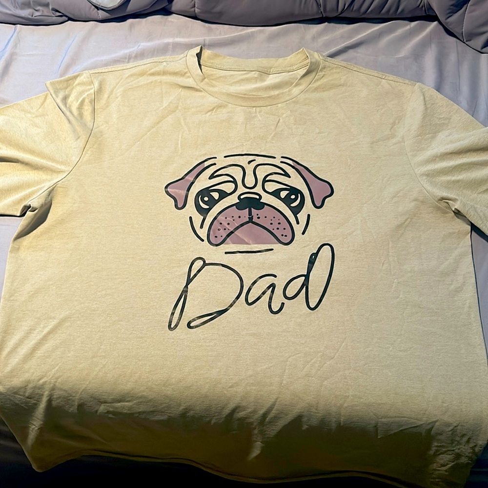 New without tags Pug Dad Shirt XL